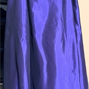Elegant Blue Women's Skirt-Only Gown